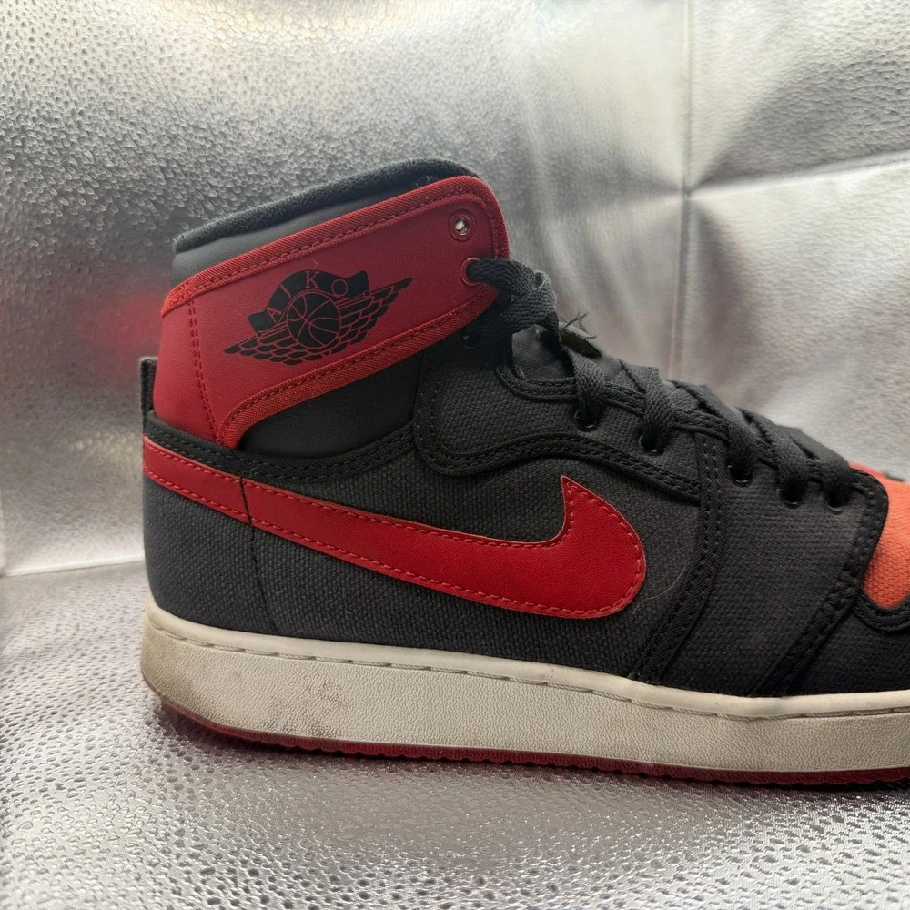 Size‎ 9.5 Nike Air Jordan 1 AJKO Retro Bred Black Red Mens Sneakers 638471-001
